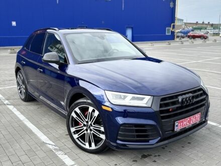 Синий Ауди Ку 5, объемом двигателя 3 л и пробегом 123 тыс. км за 31000 $, фото 1 на Automoto.ua