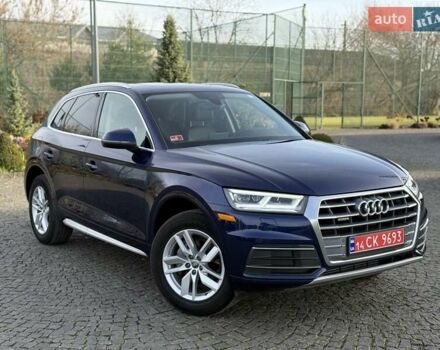 Синий Ауди Ку 5, объемом двигателя 2 л и пробегом 79 тыс. км за 25999 $, фото 1 на Automoto.ua