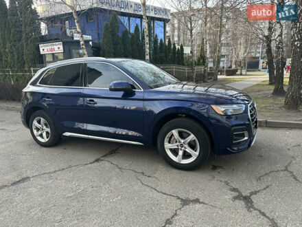Ауди Ку 5 2021 в Луцке на Automoto.ua Синий Ауди Ку 5, объемом двигателя 2 л и пробегом 33 тыс. км за 29900 $, фото 1 на Automoto.ua
