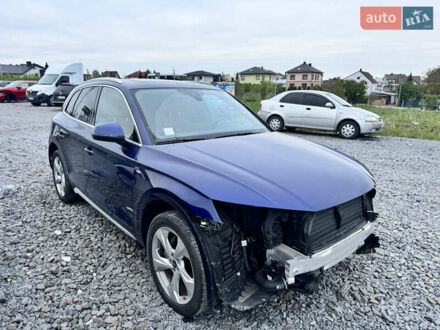 Ауди Ку 5 2022 в Львове на Automoto.ua Синий Ауди Ку 5, объемом двигателя 2 л и пробегом 25 тыс. км за 25900 $, фото 1 на Automoto.ua