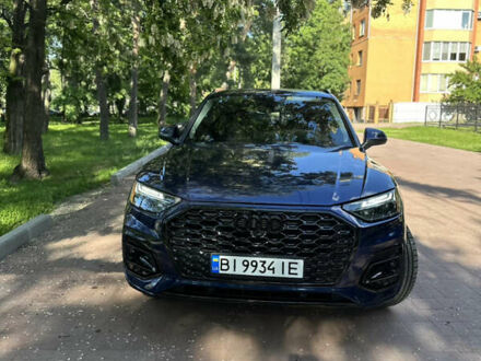 Ауди Ку 5 2023 в Кременчуге на Automoto.ua Синий Ауди Ку 5, объемом двигателя 1.98 л и пробегом 14 тыс. км за 37999 $, фото 1 на Automoto.ua