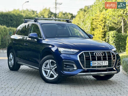 Ауди Ку 5 2023 в Одессе на Automoto.ua Синий Ауди Ку 5, объемом двигателя 1.97 л и пробегом 10 тыс. км за 50500 $, фото 1 на Automoto.ua