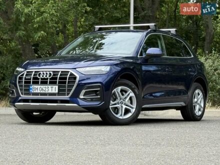 Ауди Ку 5 2023 в Одессе на Automoto.ua Синий Ауди Ку 5, объемом двигателя 1.97 л и пробегом 10 тыс. км за 52500 $, фото 1 на Automoto.ua