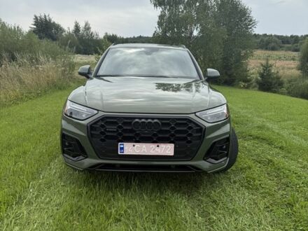 Ауди Ку 5 2023 в Самборе на Automoto.ua Зеленый Ауди Ку 5, объемом двигателя 2 л и пробегом 17 тыс. км за 37999 $, фото 1 на Automoto.ua