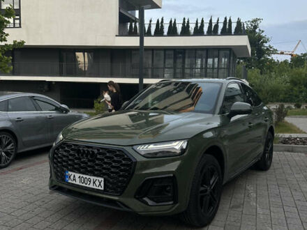 Ауди Ку 5 2023 в Львове на Automoto.ua Зеленый Ауди Ку 5, объемом двигателя 1.97 л и пробегом 14 тыс. км за 69000 $, фото 1 на Automoto.ua