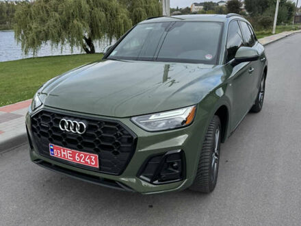 Ауди Ку 5 2023 в Киеве на Automoto.ua Зеленый Ауди Ку 5, объемом двигателя 1.98 л и пробегом 20 тыс. км за 55900 $, фото 1 на Automoto.ua