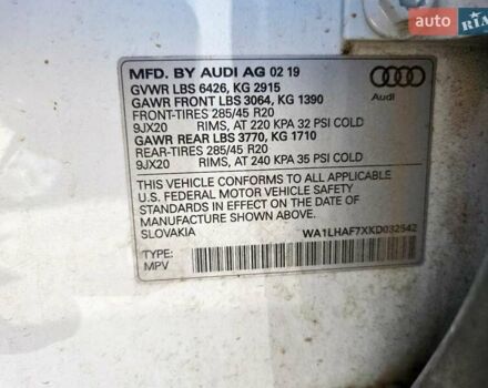 Белый Ауди Ку 7, объемом двигателя 2 л и пробегом 100 тыс. км за 10600 $, фото 12 на Automoto.ua