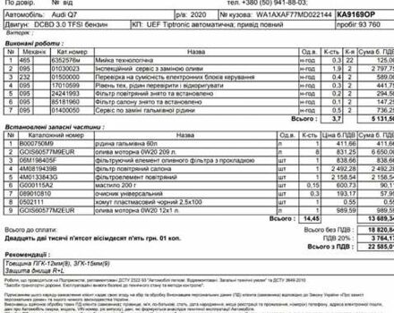Ауди Ку 7 2020 в Киеве на Automoto.ua Белый Ауди Ку 7, объемом двигателя 3 л и пробегом 110 тыс. км за 54000 $, фото 2 на Automoto.ua