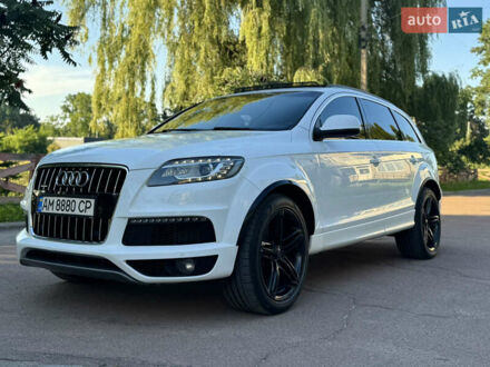 Ауді Ку 7 2010 у Житомирі на Automoto.ua Білий Ауді Ку 7, об'ємом двигуна 2.97 л та пробігом 350 тис. км за 19500 $, фото 1 на Automoto.ua