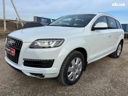 Ауди Ку 7 2013 в Львове на Automoto.ua Белый Ауди Ку 7, объемом двигателя 3 л и пробегом 202 тыс. км за 20990 $, фото 1 на Automoto.ua