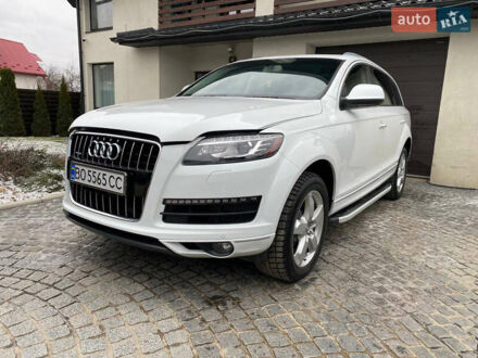 Ауди Ку 7 2013 в Тернополе на Automoto.ua Белый Ауди Ку 7, объемом двигателя 2.97 л и пробегом 300 тыс. км за 19000 $, фото 1 на Automoto.ua