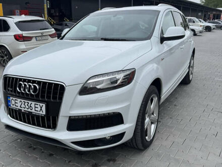 Ауди Ку 7 2013 в Черновцах на Automoto.ua Белый Ауди Ку 7, объемом двигателя 3 л и пробегом 164 тыс. км за 18900 $, фото 1 на Automoto.ua