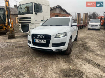 Ауди Ку 7 2013 в Кременчуге на Automoto.ua Белый Ауди Ку 7, объемом двигателя 2.97 л и пробегом 195 тыс. км за 23300 $, фото 1 на Automoto.ua