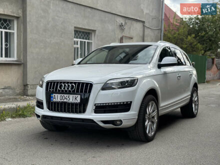 Ауди Ку 7 2014 в Киеве на Automoto.ua Белый Ауди Ку 7, объемом двигателя 2.97 л и пробегом 205 тыс. км за 18999 $, фото 1 на Automoto.ua