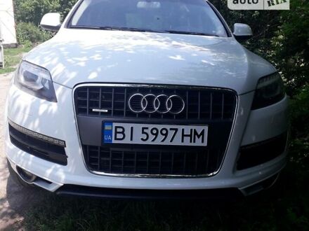 Ауди Ку 7 2015 в Полтаве на Automoto.ua Белый Ауди Ку 7, объемом двигателя 3 л и пробегом 117 тыс. км за 20500 $, фото 1 на Automoto.ua