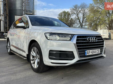 Ауди Ку 7 2016 в Запорожье на Automoto.ua Белый Ауди Ку 7, объемом двигателя 2.97 л и пробегом 199 тыс. км за 34499 $, фото 1 на Automoto.ua