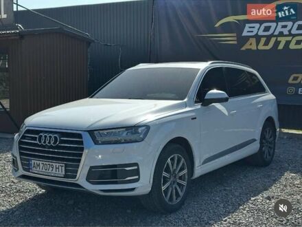 Ауди Ку 7 2016 в Киеве на Automoto.ua Белый Ауди Ку 7, объемом двигателя 3 л и пробегом 111 тыс. км за 26999 $, фото 1 на Automoto.ua
