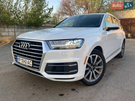 Ауди Ку 7 2017 в Покровском на Automoto.ua Белый Ауди Ку 7, объемом двигателя 3 л и пробегом 109 тыс. км за 29500 $, фото 1 на Automoto.ua