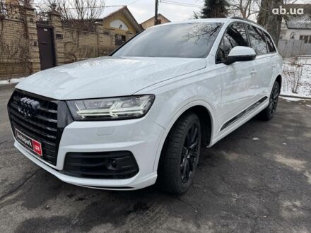 Ауди Ку 7 2017 в Киеве на Automoto.ua Белый Ауди Ку 7, объемом двигателя 3 л и пробегом 40 тыс. км за 34990 $, фото 1 на Automoto.ua
