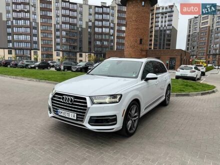 Ауди Ку 7 2017 в Киеве на Automoto.ua Белый Ауди Ку 7, объемом двигателя 3 л и пробегом 115 тыс. км за 32999 $, фото 1 на Automoto.ua