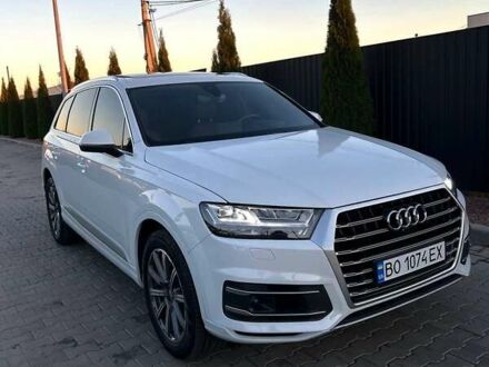 Ауди Ку 7 2018 в Тернополе на Automoto.ua Белый Ауди Ку 7, объемом двигателя 3 л и пробегом 174 тыс. км за 31900 $, фото 1 на Automoto.ua