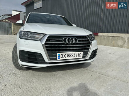 Ауди Ку 7 2018 в Шепетовке на Automoto.ua Белый Ауди Ку 7, объемом двигателя 3 л и пробегом 53 тыс. км за 45800 $, фото 1 на Automoto.ua