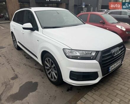 Ауді Ку 7 2018 у Києві на Automoto.ua Білий Ауді Ку 7, об'ємом двигуна 2.97 л та пробігом 205 тис. км за 35900 $, фото 1 на Automoto.ua