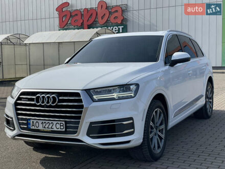 Ауди Ку 7 2018 в Виноградове на Automoto.ua Белый Ауди Ку 7, объемом двигателя 3 л и пробегом 140 тыс. км за 33500 $, фото 1 на Automoto.ua
