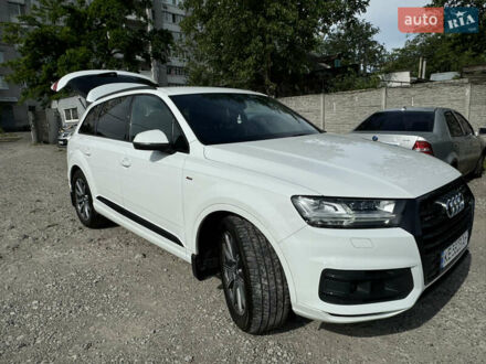 Ауди Ку 7 2019 в Днепре (Днепропетровске) на Automoto.ua Белый Ауди Ку 7, объемом двигателя 2.97 л и пробегом 156 тыс. км за 50000 $, фото 1 на Automoto.ua