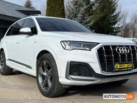Ауди Ку 7 2020 в Львове на Automoto.ua Белый Ауди Ку 7, объемом двигателя 3 л и пробегом 53 тыс. км за 59800 $, фото 1 на Automoto.ua