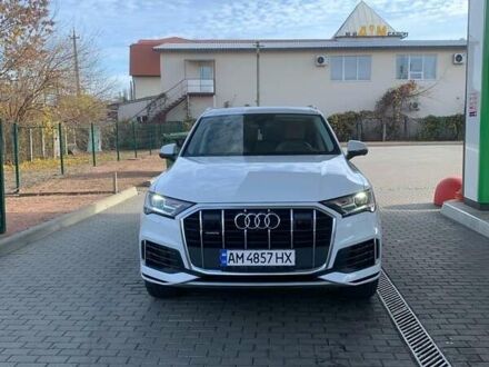 Белый Ауди Ку 7, объемом двигателя 3 л и пробегом 59 тыс. км за 53500 $, фото 1 на Automoto.ua
