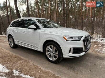 Ауди Ку 7 2021 в Киеве на Automoto.ua Белый Ауди Ку 7, объемом двигателя 3 л и пробегом 56 тыс. км за 61000 $, фото 1 на Automoto.ua