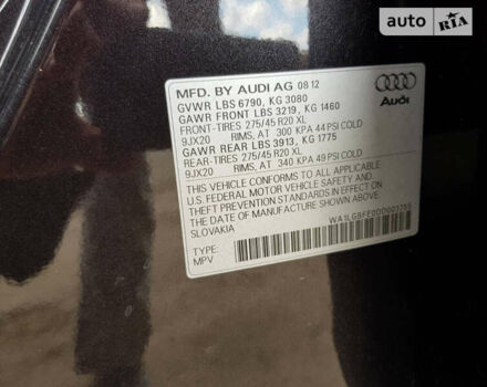 Чорний Ауді Ку 7, об'ємом двигуна 3 л та пробігом 115 тис. км за 16500 $, фото 8 на Automoto.ua