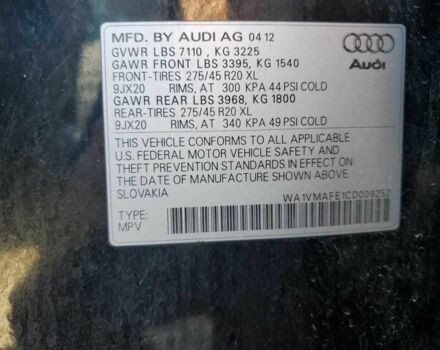 Черный Ауди Ку 7, объемом двигателя 3 л и пробегом 240 тыс. км за 3000 $, фото 12 на Automoto.ua