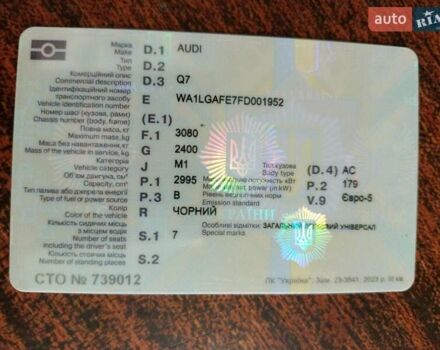 Ауди Ку 7 2014 в Ромнах на Automoto.ua Черный Ауди Ку 7, объемом двигателя 3 л и пробегом 154 тыс. км за 15000 $, фото 32 на Automoto.ua