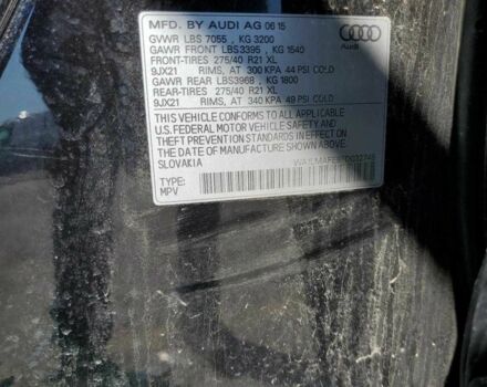 Черный Ауди Ку 7, объемом двигателя 3 л и пробегом 175 тыс. км за 2300 $, фото 12 на Automoto.ua