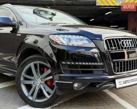 Черный Ауди Ку 7, объемом двигателя 3 л и пробегом 161 тыс. км за 17990 $, фото 1 на Automoto.ua