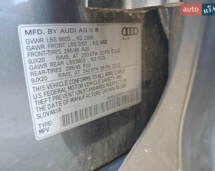 Ауди Ку 7 2016 в Виннице на Automoto.ua Черный Ауди Ку 7, объемом двигателя 2.98 л и пробегом 182 тыс. км за 6400 $, фото 12 на Automoto.ua