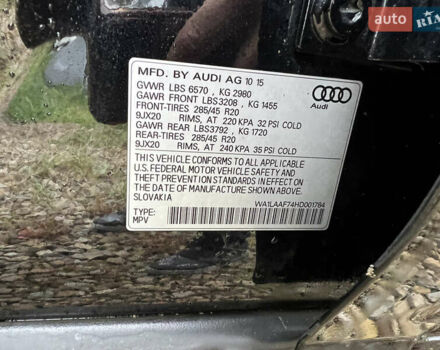 Чорний Ауді Ку 7, об'ємом двигуна 3 л та пробігом 212 тис. км за 16800 $, фото 25 на Automoto.ua