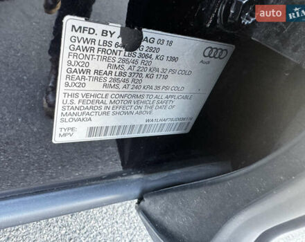 Ауди Ку 7 2018 в Киеве на Automoto.ua Черный Ауди Ку 7, объемом двигателя 2 л и пробегом 129 тыс. км за 32000 $, фото 26 на Automoto.ua