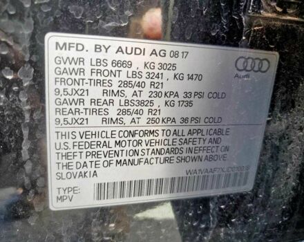 Черный Ауди Ку 7, объемом двигателя 3 л и пробегом 160 тыс. км за 21000 $, фото 12 на Automoto.ua