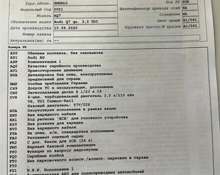 Ауді Ку 7 2020 у Благовіщенське (Ульяновка) на Automoto.ua Чорний Ауді Ку 7, об'ємом двигуна 2.97 л та пробігом 211 тис. км за 51777 $, фото 46 на Automoto.ua