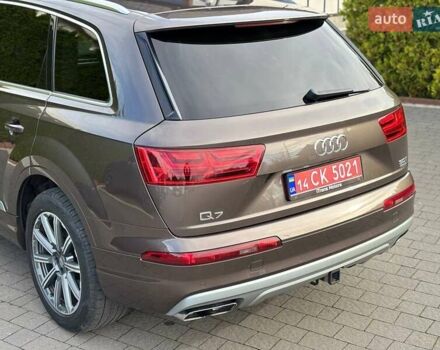 Ауді Ку 7 2017 у Стрые на Automoto.ua Коричневий Ауді Ку 7, об'ємом двигуна 3 л та пробігом 213 тис. км за 26600 $, фото 23 на Automoto.ua