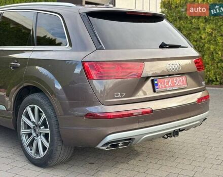 Ауді Ку 7 2017 у Стрые на Automoto.ua Коричневий Ауді Ку 7, об'ємом двигуна 3 л та пробігом 213 тис. км за 26600 $, фото 19 на Automoto.ua