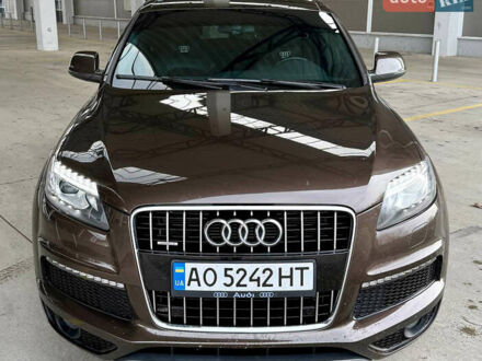 Ауди Ку 7 2013 в Ужгороде на Automoto.ua Коричневый Ауди Ку 7, объемом двигателя 3 л и пробегом 225 тыс. км за 26990 $, фото 1 на Automoto.ua
