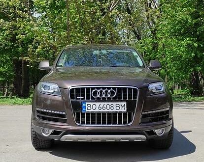 Ауди Ку 7 2015 в Тернополе на Automoto.ua Коричневый Ауди Ку 7, объемом двигателя 3 л и пробегом 210 тыс. км за 19999 $, фото 1 на Automoto.ua