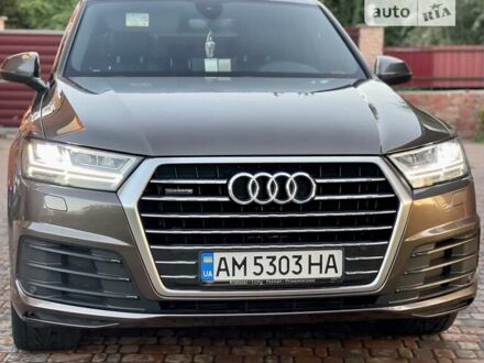 Ауди Ку 7 2016 в Житомире на Automoto.ua Коричневый Ауди Ку 7, объемом двигателя 3 л и пробегом 96 тыс. км за 49000 $, фото 1 на Automoto.ua