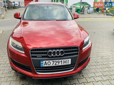 Ауди Ку 7 2007 в Тячеве на Automoto.ua Красный Ауди Ку 7, объемом двигателя 2.97 л и пробегом 212 тыс. км за 12500 $, фото 1 на Automoto.ua