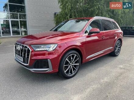 Ауди Ку 7 2020 в Киеве на Automoto.ua Красный Ауди Ку 7, объемом двигателя 2.97 л и пробегом 121 тыс. км за 63500 $, фото 1 на Automoto.ua