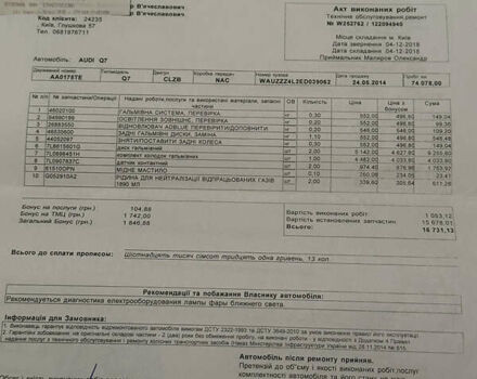 Ауди Ку 7 2014 в Прилуках на Automoto.ua Серый Ауди Ку 7, объемом двигателя 2.97 л и пробегом 150 тыс. км за 33500 $, фото 98 на Automoto.ua